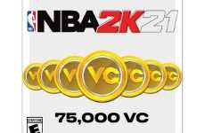 NBA 2K21 75,000 VC Xbox Series X & Xbox One US Logo
